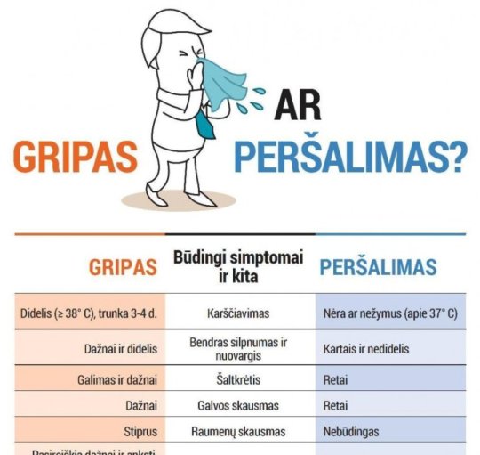 Skelbiama gripo epidemija 