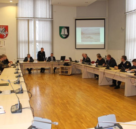 Savivaldybėje diskutuota apie pasiruošimą galimam potvyniui