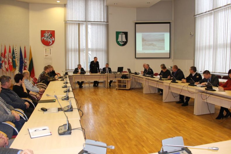 Savivaldybėje diskutuota apie pasiruošimą galimam potvyniui