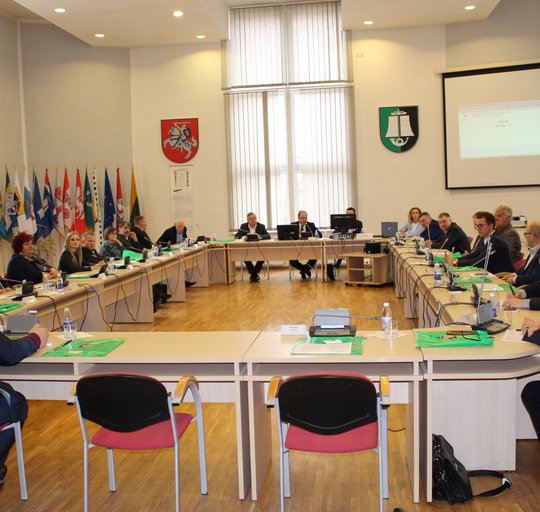 Įvyko paskutinis VIII šaukimo Savivaldybės tarybos posėdis