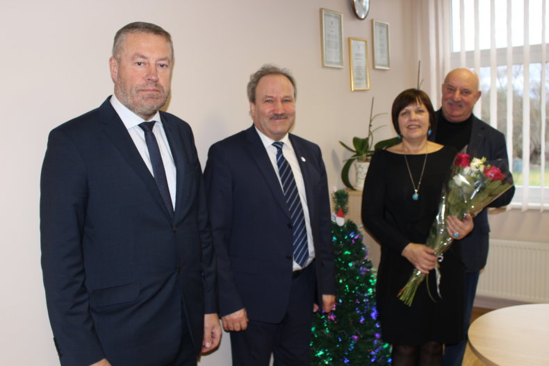 Savivaldybės vadovų sveikinimai Gardamo seniūnei Birutei Pocevičienei