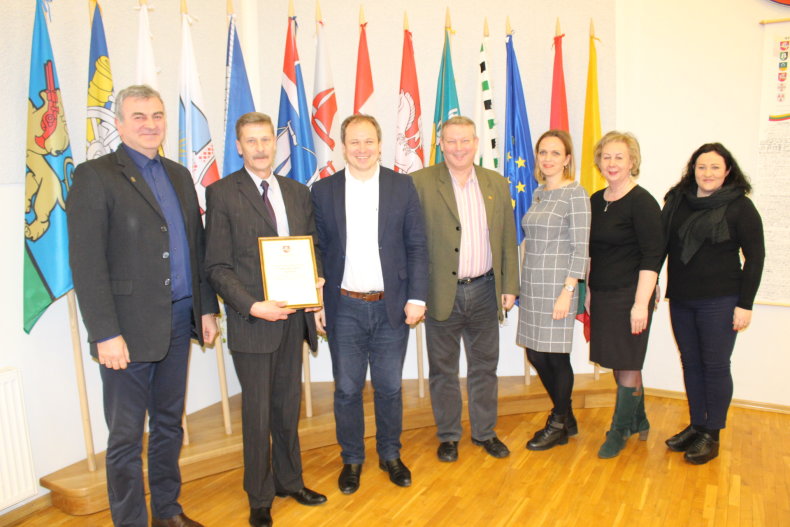 Šilutėje apsilankė Žemės ūkio ministras Giedrius Surplys