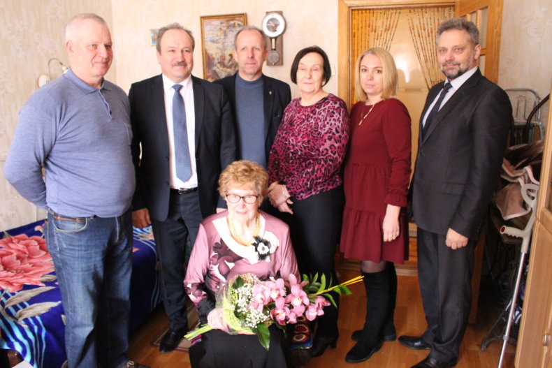 90-ojo jubiliejaus proga pasveikinta Leokadija Kėrienė