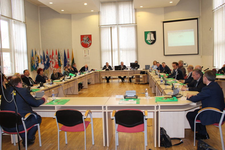 Įvyko paskutinis VIII šaukimo Savivaldybės tarybos posėdis