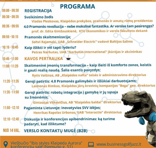 Kvietimas registruotis į konferenciją „4.0 pramonė: nuo verslo išlikimo iki naudos“