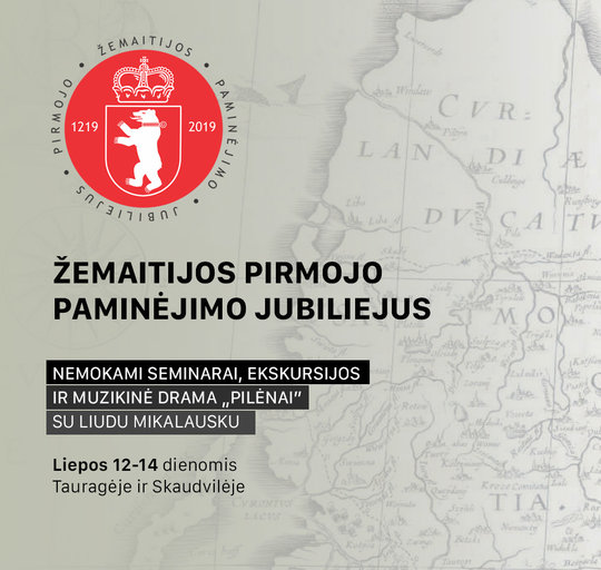 Kviečiame kartu švęsti Žemaitijos pirmojo paminėjimo jubiliejų