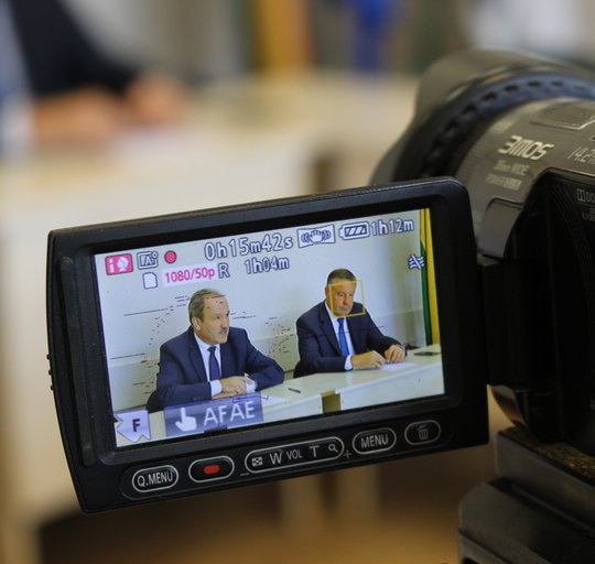 Spaudos konferencijoje – apie projektų įgyvendinimą bei Kintų stovyklos likimą