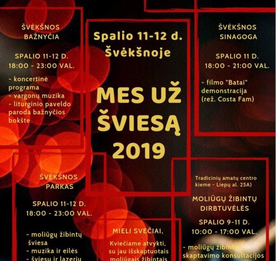 Švėkšnos miestelio šventė „Mes už šviesą 2019“