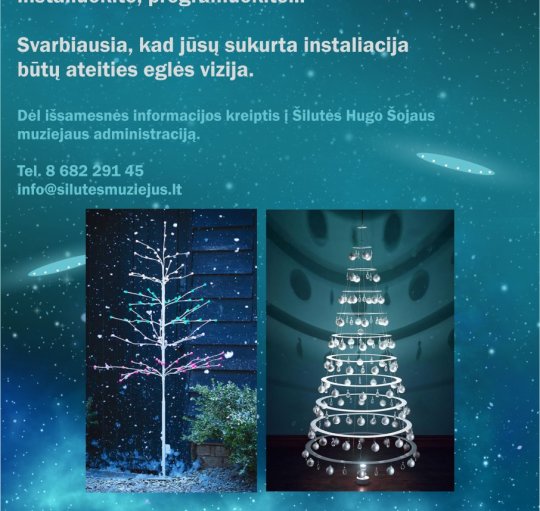 Muziejininkai kviečia sukurti futuristines eglutes