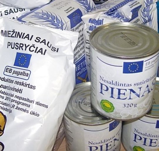 Dėl maisto produktų iš Europos pagalbos labiausiai skurstantiems asmenims fondo dalinimo