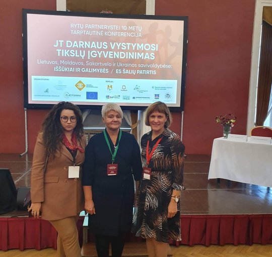 Šilutiškių delegacija dalyvavo tarptautinėje darnaus vystymosi tikslų įgyvendinimo konferencijoje
