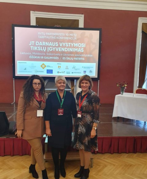 Šilutiškių delegacija dalyvavo tarptautinėje darnaus vystymosi tikslų įgyvendinimo konferencijoje