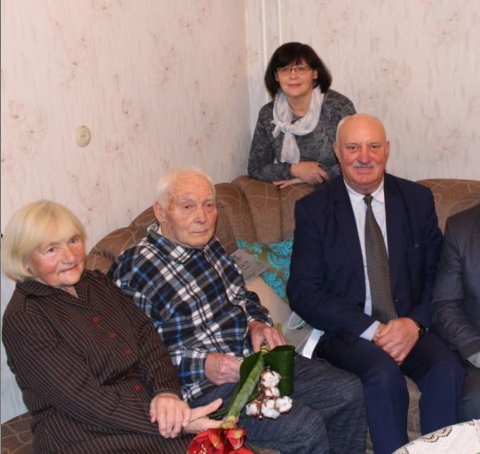 Su 90-uoju jubiliejumi pasveikintas Grigorijus Sologubovas