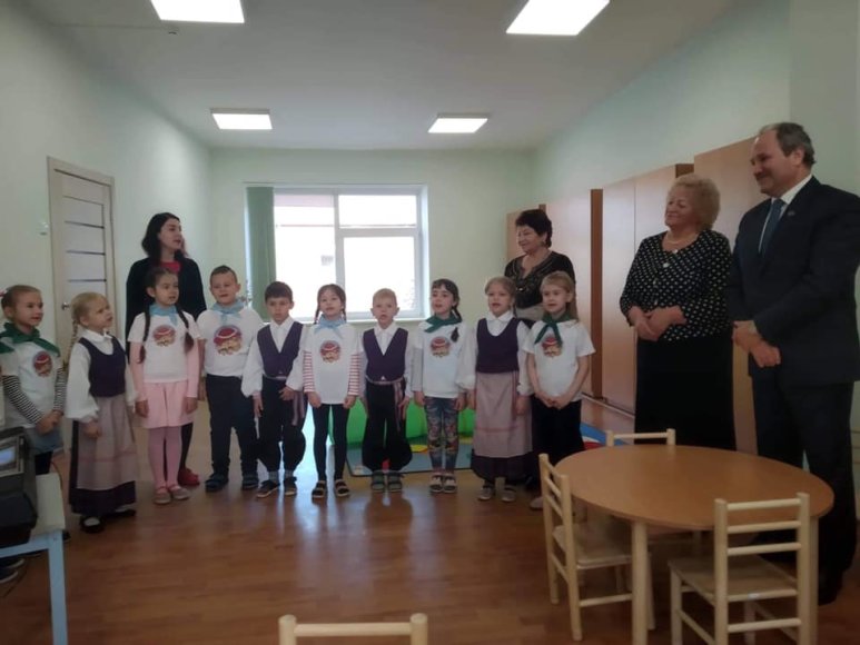 Lopšelyje-darželyje „Raudonkepuraitė“ – suremontuotų vaikų grupės patalpų atidarymas