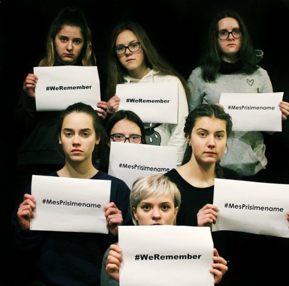 Pasaulio žydų kongreso inicijuojama akcija „Mes prisimename“