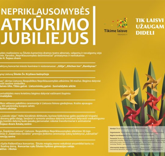 Lietuvos  Respublikos Nepriklausomybės atkūrimo  jubiliejus ir  „Sidabrinės nendrės“ premijos...