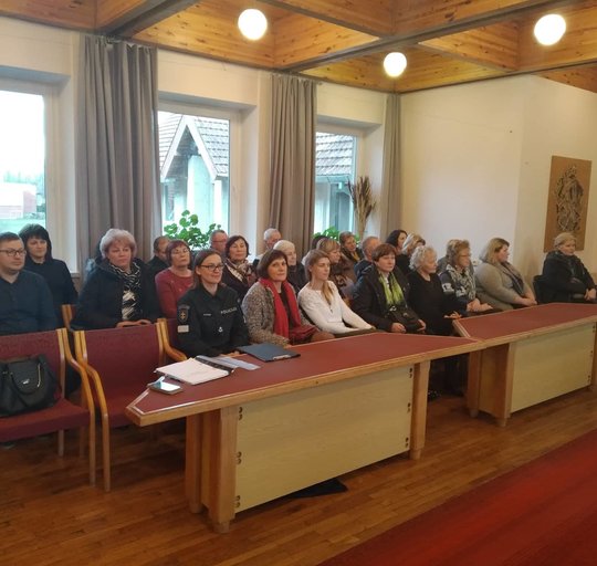 Savivaldybės vadovai 2019 metų veiklos ataskaitą pristatė Rusnėje ir Juknaičiuose
