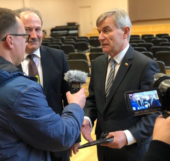 Šilutės krašte lankėsi Seimo Pirmininkas Viktoras Pranckietis