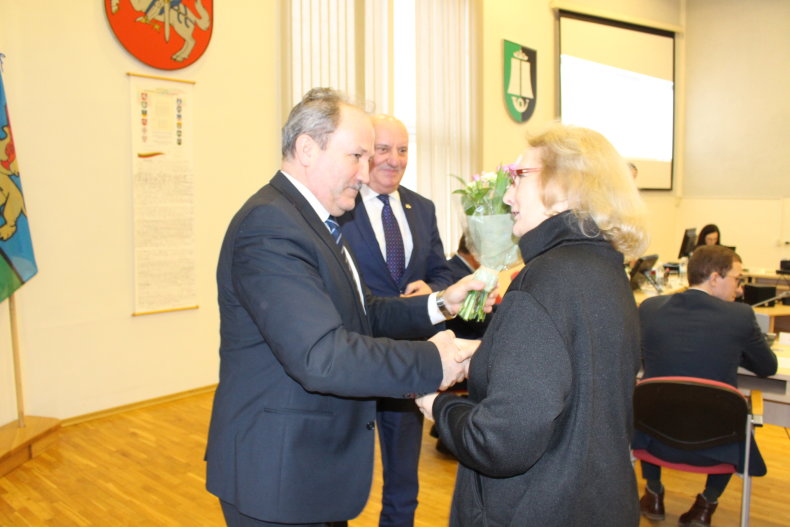 Tarybos posėdyje nuspręsta ir dėl Garbės piliečio vardo suteikimo