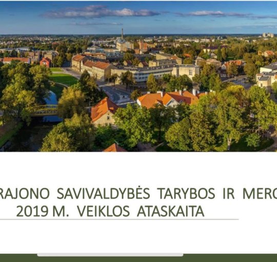 Savivaldybės veiklos ataskaitos