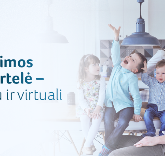 Ką daryti, norint turėti Šeimos kortelę išmaniajame telefone 