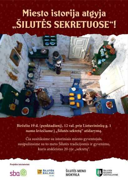 Birželio  19 dieną - „Šilutės sekretų“ atidarymas!