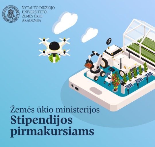 Žemės ūkio ministerija skirs stipendijas