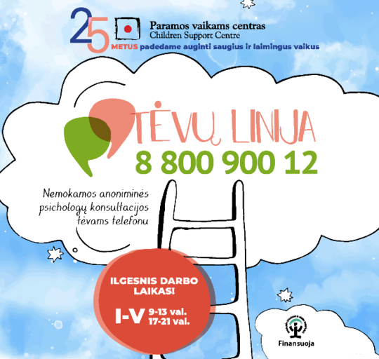 „Tėvų linijoje“ budi daugiau psichologų ir ilgėja darbo laikas