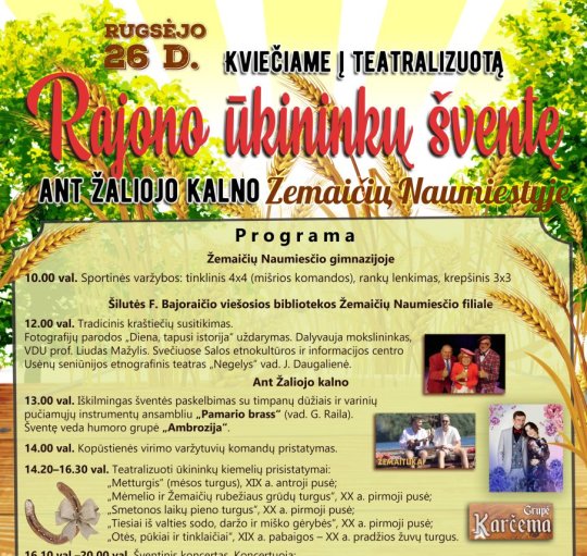 Kviečiame į rajono ūkininkų šventę