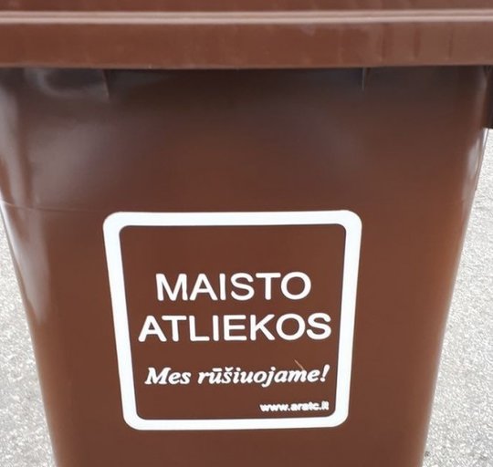 Kvietimas dalyvauti apklausoje dėl maisto atliekų rūšiavimo