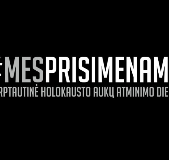 Kviečiame prisijungti prie pasaulinės atminimo akcijos #WeRemember#MesPrisimename