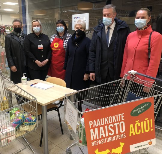 Šilutėje įvyko pavasarinė „Maisto banko“ akcija