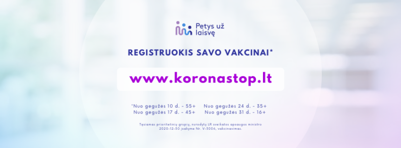 Lietuvoje startuoja viena registracijos vakcinacijai platforma