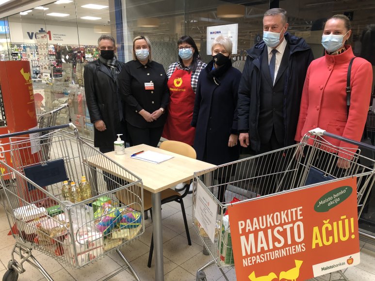 Šilutėje įvyko pavasarinė „Maisto banko“ akcija