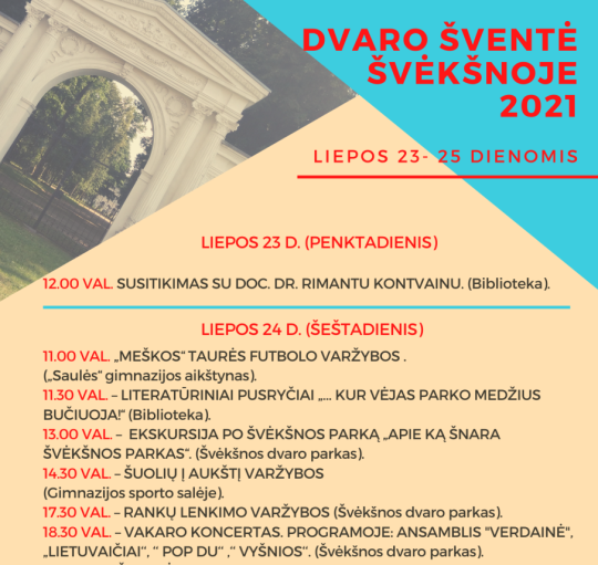 Dvaro šventė Švėkšnoje