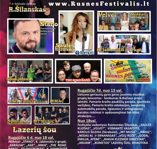 Kvietimas į Rusnės festivalį