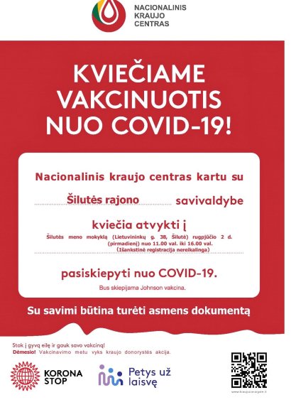 Vakcinacija be registracijos