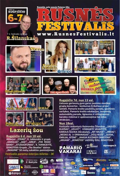 Kvietimas į Rusnės festivalį