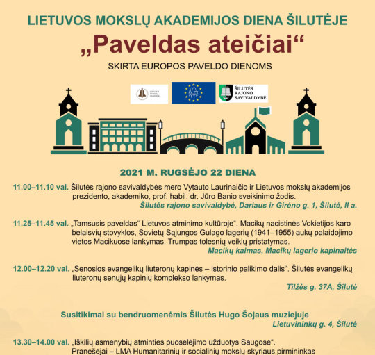 Lietuvos mokslų akademijos diena Šilutėje  