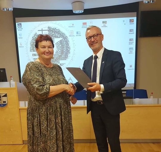 Kultūros ministro padėka apdovanota Vilma Griškevičienė