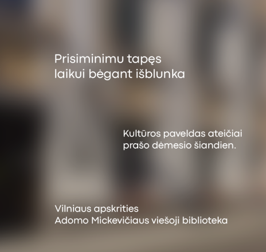 HERITAS'21: Įkrauk paveldą. Alternatyvi diskusijų erdvė