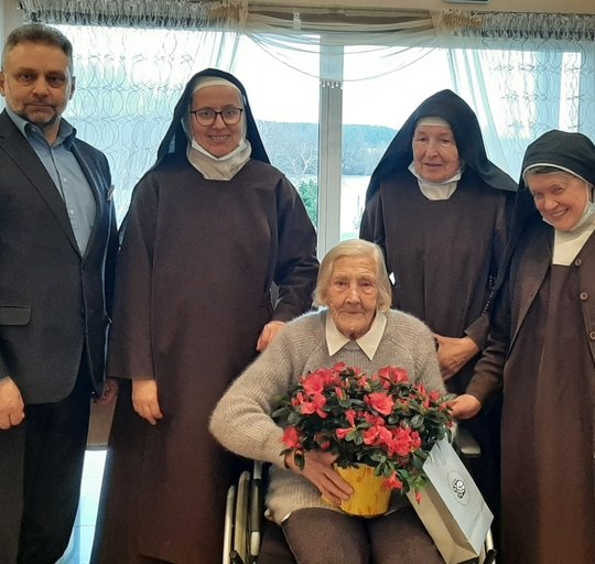 Pasveikinta viena iš vyriausių savivaldybės gyventojų