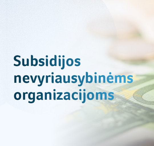 Paslaugas pandemijos metu teikiančioms nevyriausybinėms organizacijoms – 2 mln. eurų