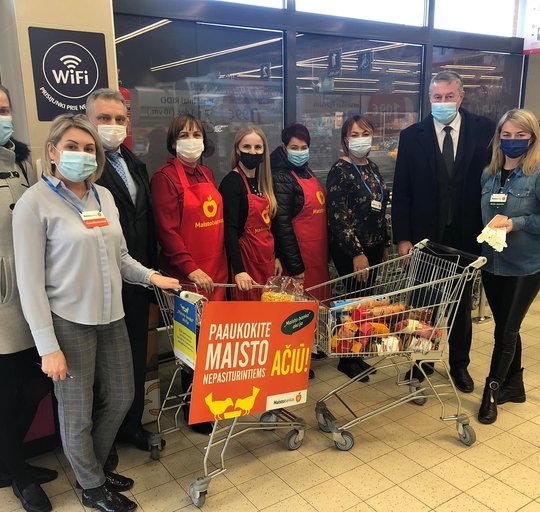 Įvyko „Maisto banko“ pavasarinė akcija