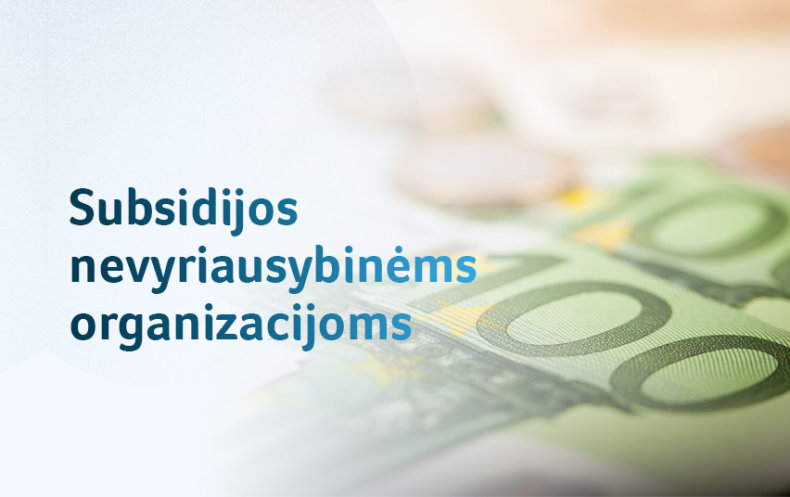 Paslaugas pandemijos metu teikiančioms nevyriausybinėms organizacijoms – 2 mln. eurų