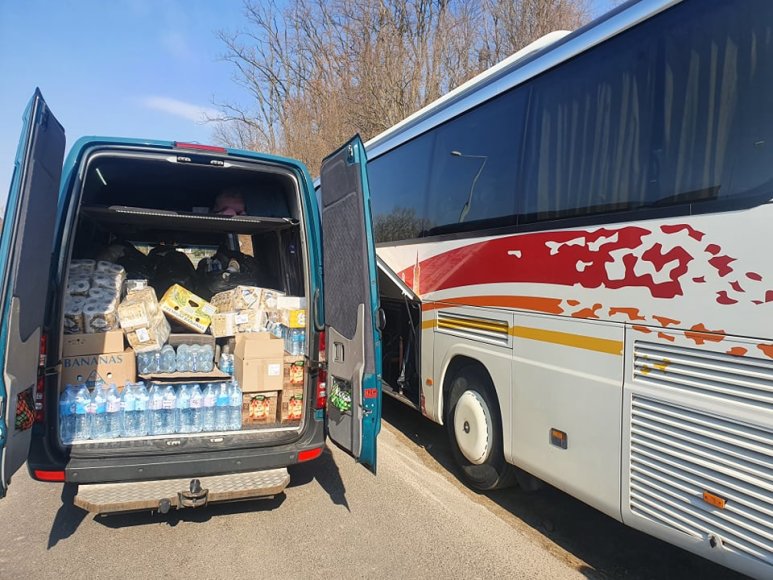 Ukrainiečius pasiekė humanitarinė siunta iš Šilutės
