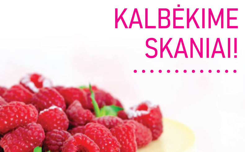 Kalbėkime skaniai! Apie konditerijos gaminių pavadinimus