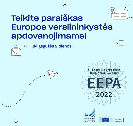 Lietuvos verslai ir įstaigos kviečiamos pristatyti savo sėkmės istorijas Europai 