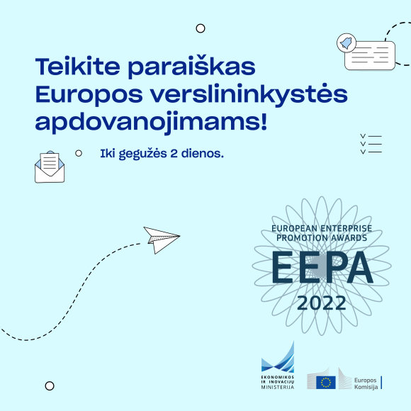 Lietuvos verslai ir įstaigos kviečiamos pristatyti savo sėkmės istorijas Europai 