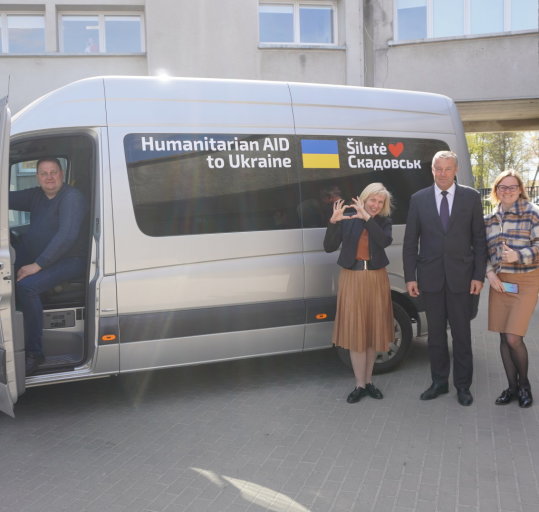 Savivaldybės humanitarinė parama iškeliavo partneriams iš Ukrainos
